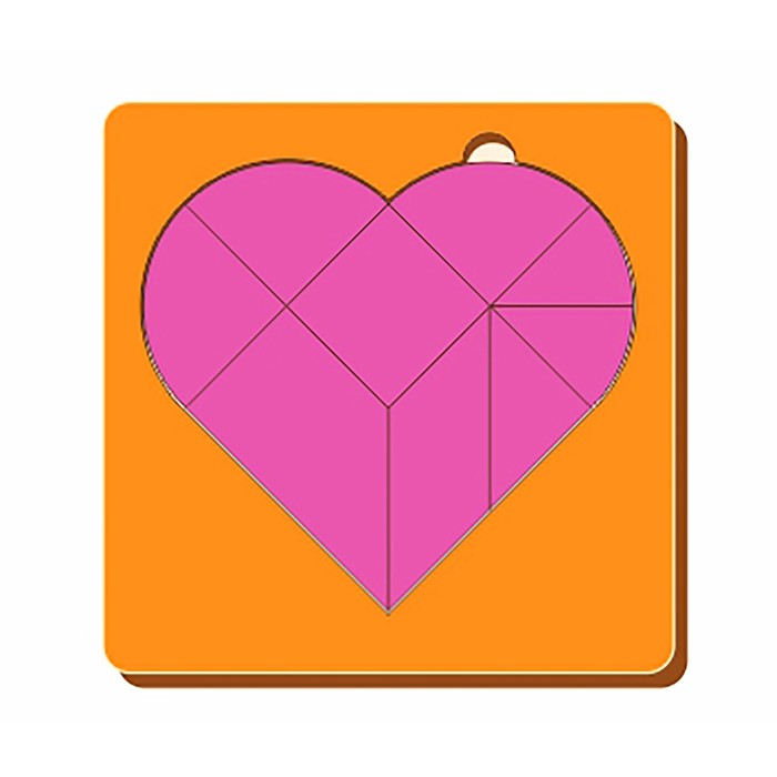 Рамка - вкладыш "Листик" МИКС