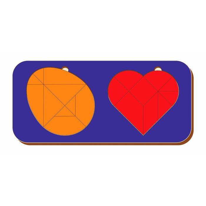 Рамка - вкладыш «Головоломка. Яйцо и сердце»