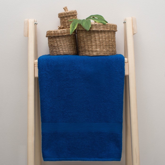 Полотенце махровое "Grace"  70х130 см, цв.васильковый 360 гр/м2, 100% хлопок