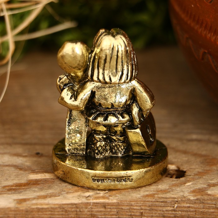 Фигурка миниатюра домовой "Оберегаю дом", 3,5 х 3 см