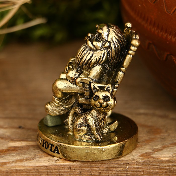 Фигурка миниатюра домовой "Тепла и уюта", 3,5 х 3 см