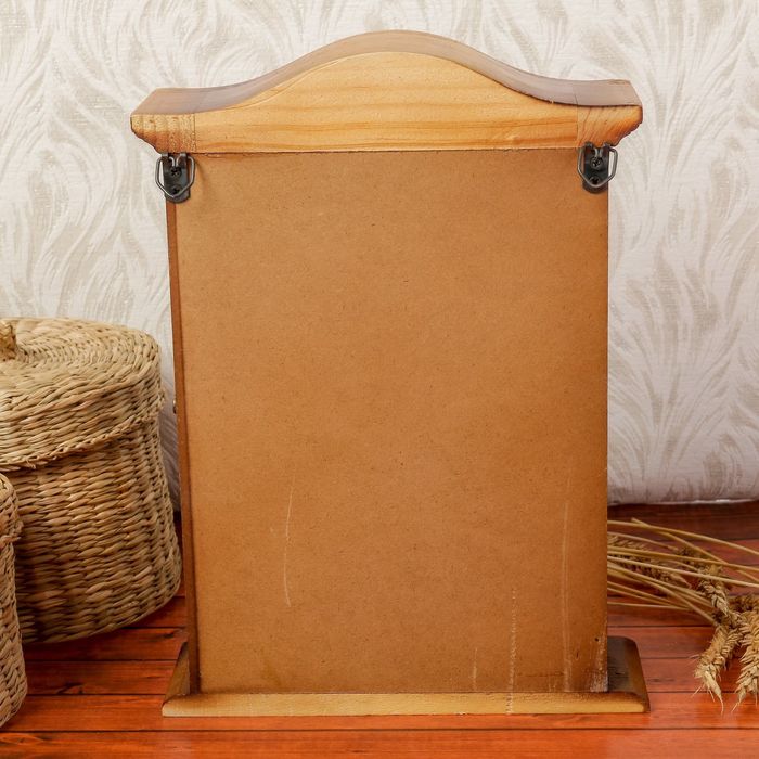 Ключница дерево 6 крючков "Хороший улов" 28,5х20,5х6,7 см