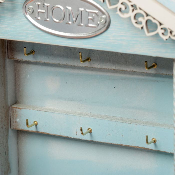 Ключница дерево 6 крючков "Повар-кондитер" 26,5х19х6,5 см