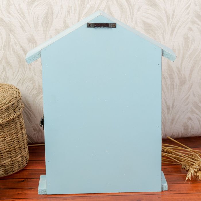 Ключница дерево 6 крючков "Повар-кондитер" 26,5х19х6,5 см