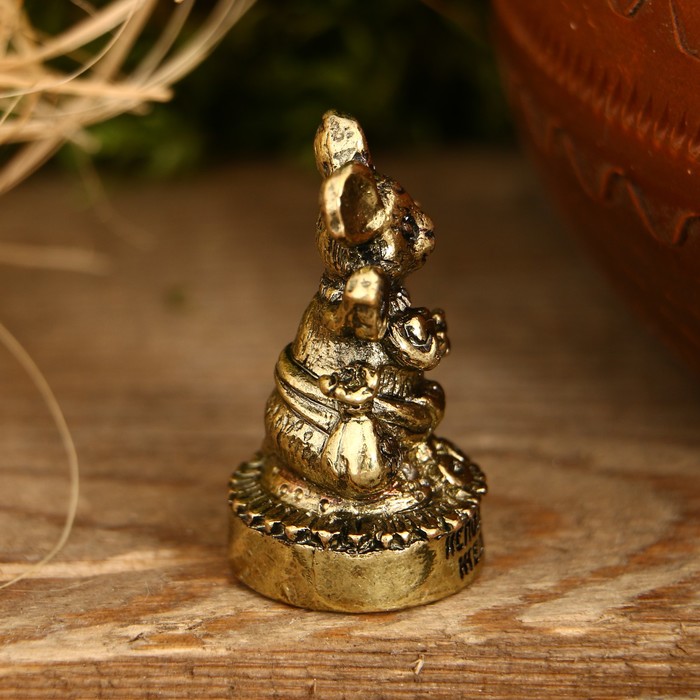 Фигурка мышка "Исполнения желаний", 3,5 х 1,9 х 2,1 см