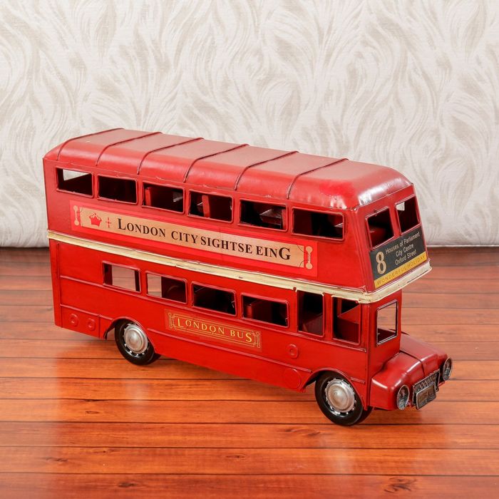 Сувенир металл "Лондонский автобус" 17,5х32х9 см