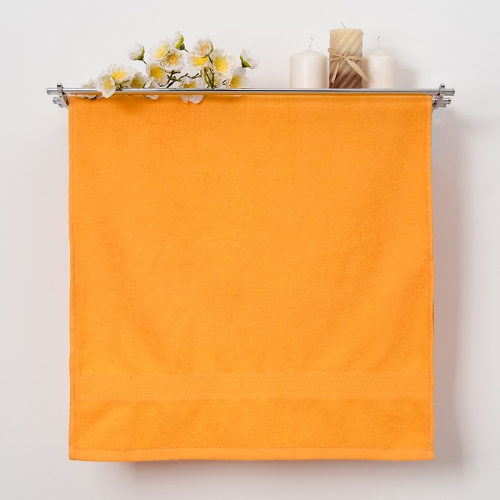 Полотенце махровое "Grace"  50х90 см, цв.оранжевый 360 гр/м2, 100% хлопок