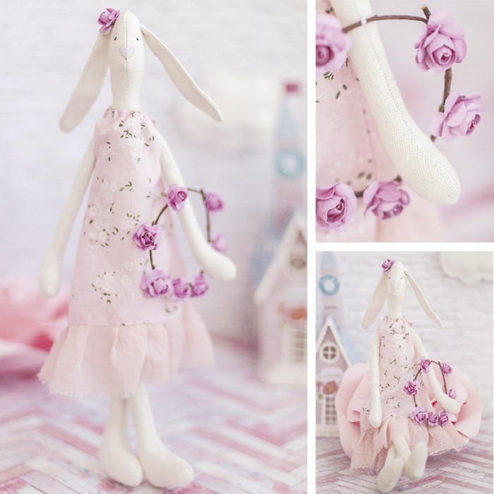 Мягкая игрушка «Цветочная зайка Лили», набор для шитья, 18 × 22 × 3,6 см
