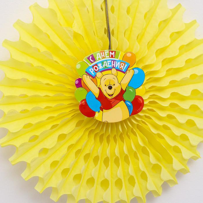 Набор для украшения "С Днем Рождения!" Медвежонок Винни и его друзья (2 фанта 30см+бонус)