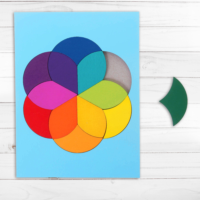 Головоломка "Колористический круг" 12 элементов