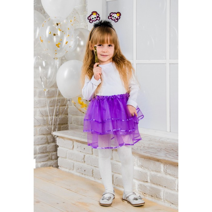 Карнавальный набор детский "Марго": ободок, юбочка, пистолет