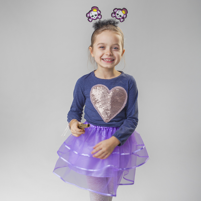 Карнавальный набор детский "Марго": ободок, юбочка, пистолет