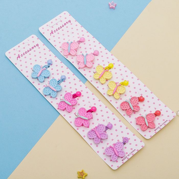 Резинка для волос "Плетёнка" бабочка