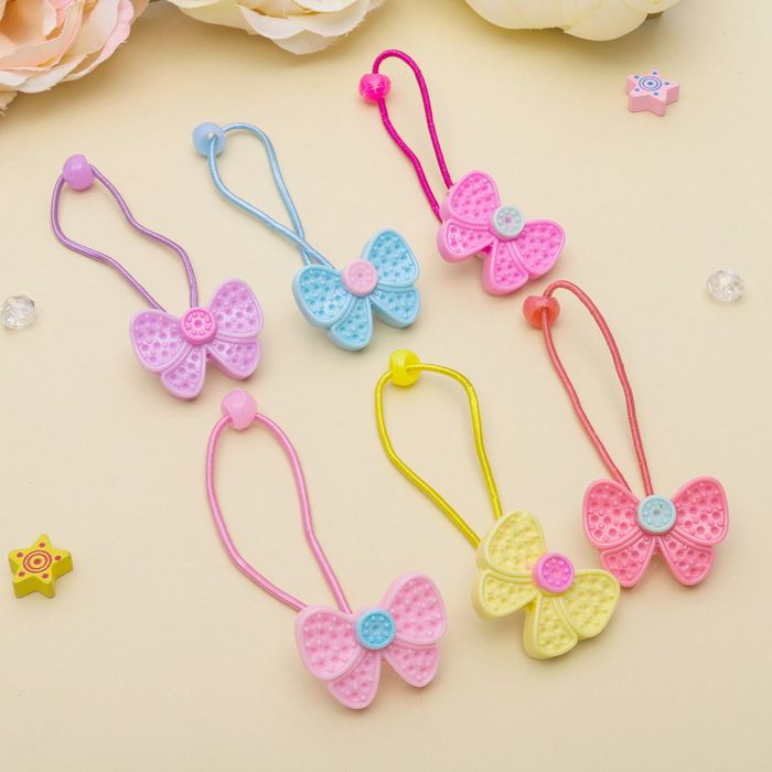 Резинка для волос "Плетёнка" бантик