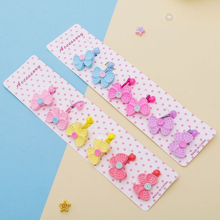 Резинка для волос "Плетёнка" бантик