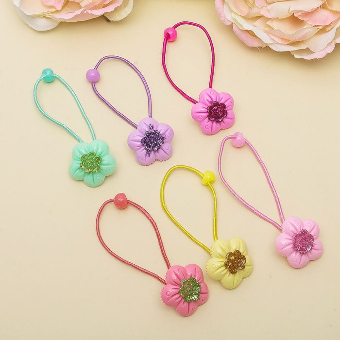 Резинка для волос "Цветочная" ромашка