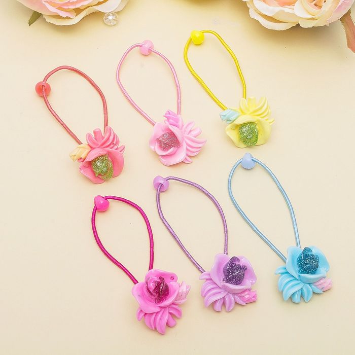 Резинка для волос "Цветочная" калла