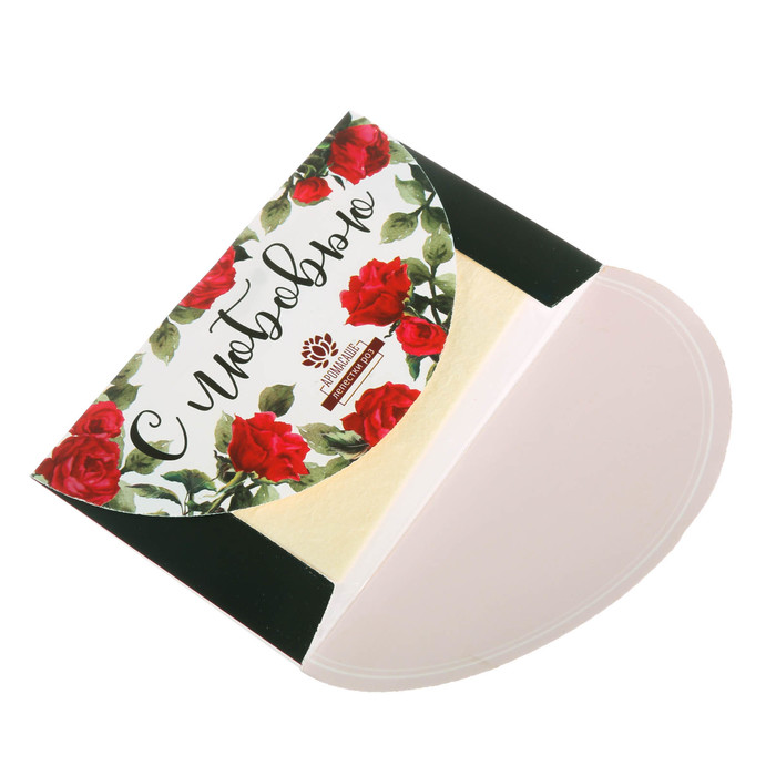 Аромасаше в прямоугольном конверте "С любовью" с ароматом лепестков роз