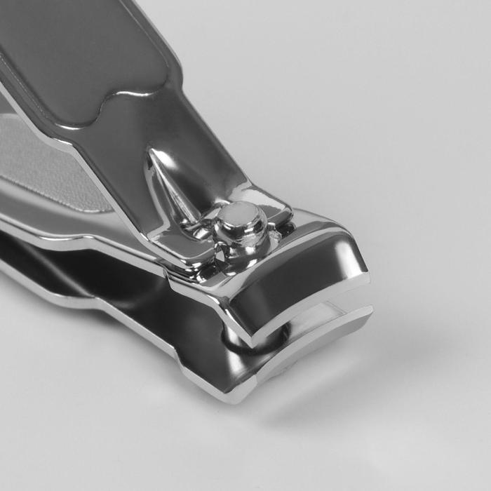 Кусачки-книпсер педикюрные, с пилкой, 7,8(±0,5)см, цвет МИКС