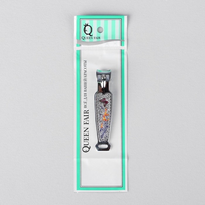 Кусачки-книпсер педикюрные, с пилкой, 7,8(±0,5)см, цвет МИКС