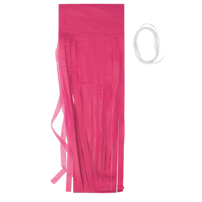 Декор тассел "Кисточки" в наборе 5 штук, цвет розовый