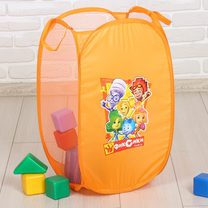 Корзина для хранения ФИКСИКИ "Друзья" с термопринтом