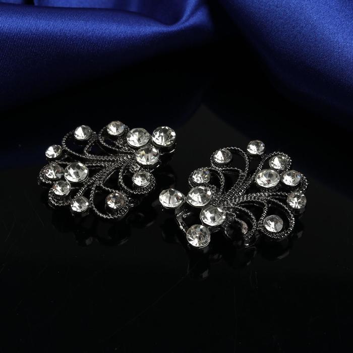 Декоративная застёжка «Узор», 6х3см, цвет золотой