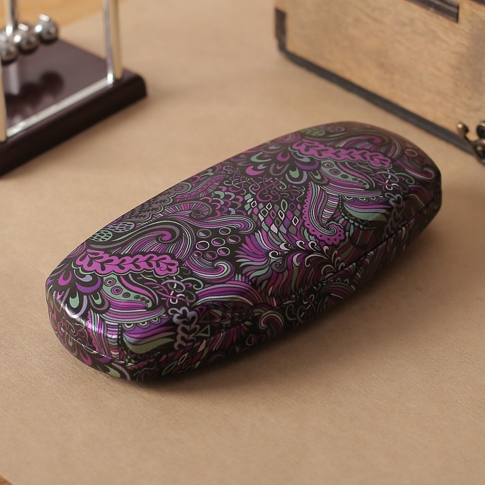 Футляр для очков, 1 отдел, МИКС