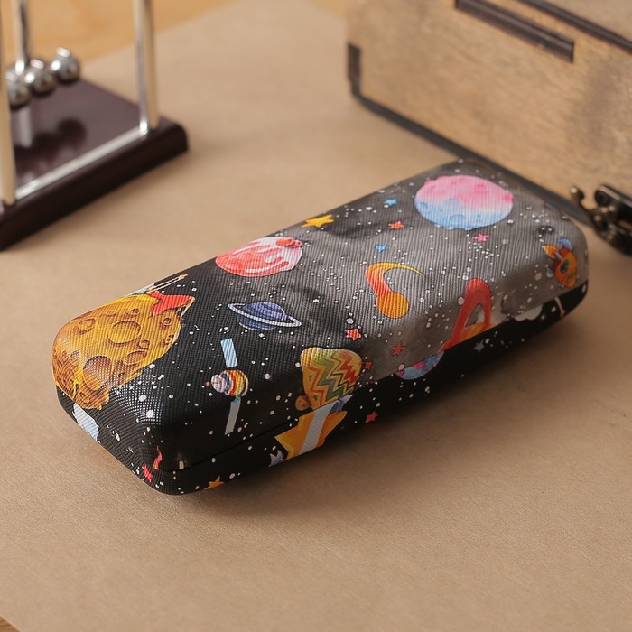 Футляр для очков, 1 отдел, МИКС