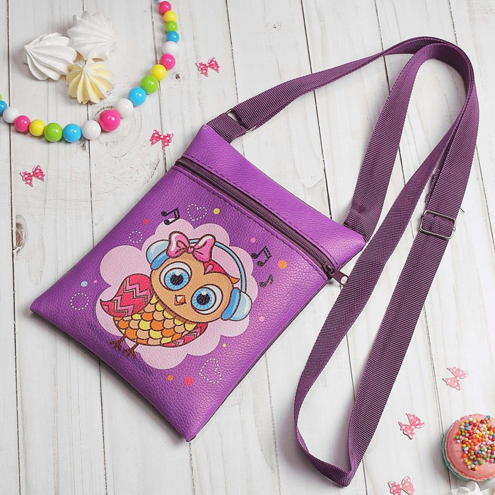 Сумочка детская "Совушка", 18 х 14 см