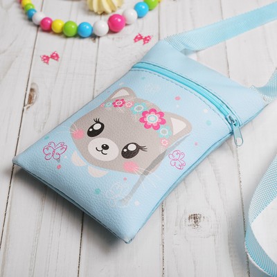 Сумка детская, цвет голубой