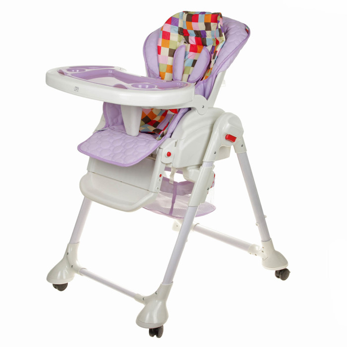 Стульчик-шезлонг для кормления с механизмом качания Sweet Baby Luxor Multicolor Lilla