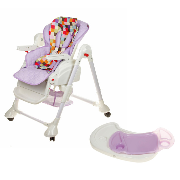 Стульчик-шезлонг для кормления с механизмом качания Sweet Baby Luxor Multicolor Lilla