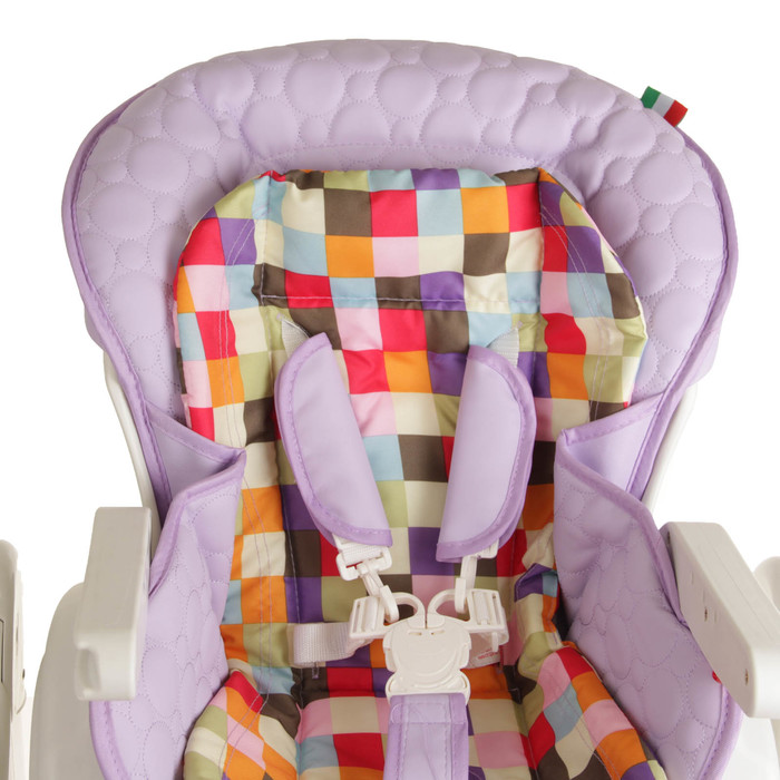 Стульчик-шезлонг для кормления с механизмом качания Sweet Baby Luxor Multicolor Lilla