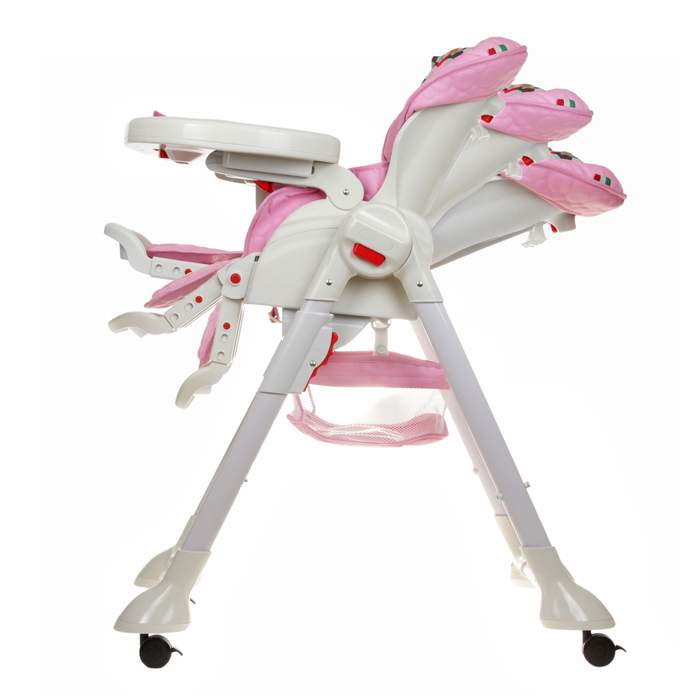 Стульчик-шезлонг для кормления с механизмом качания Sweet Baby Luxor Multicolor Rosa