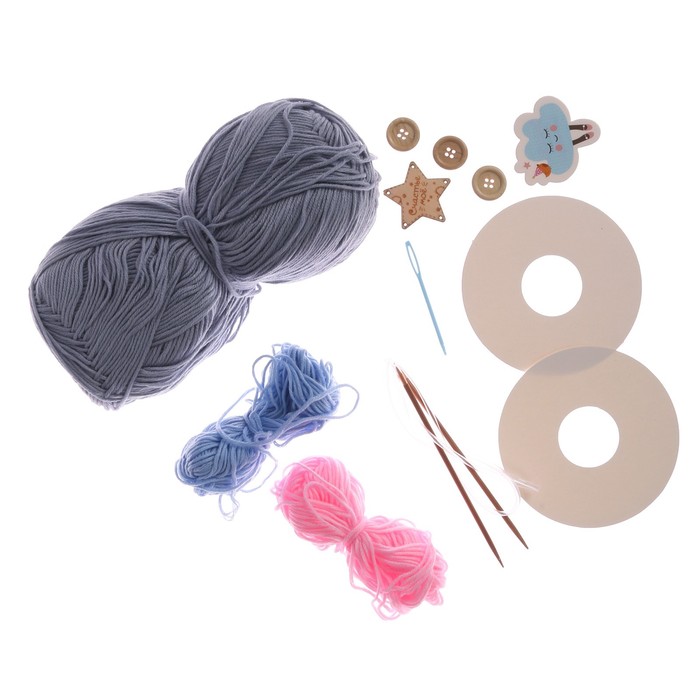 Набор для вязания: костюмы для новорожденных «Счастье мое», 16 х 11 х 6 см