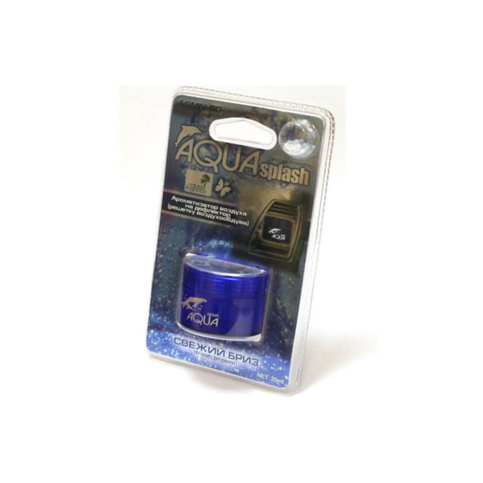 Ароматизатор воздуха на дефлектор "AQUA SPLASH" свежий бриз