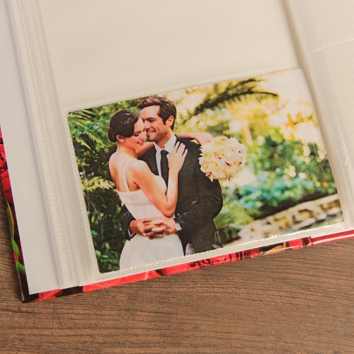 Фотоальбом на 300 фото 10х15 см "Мои лучшие фото. Миллион алых цветов" 33,5х17,5 см