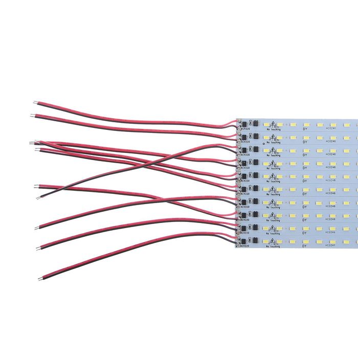 Светодиодная линейка 1 метр 26 Вт, драйвер на корпусе, 2520 Лм, SMD5730,144 Led,6500 K,220 В