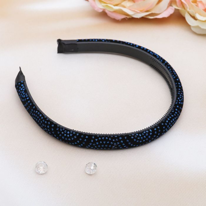 Ободок для волос "Молли" 1,2 см, искорки, микс