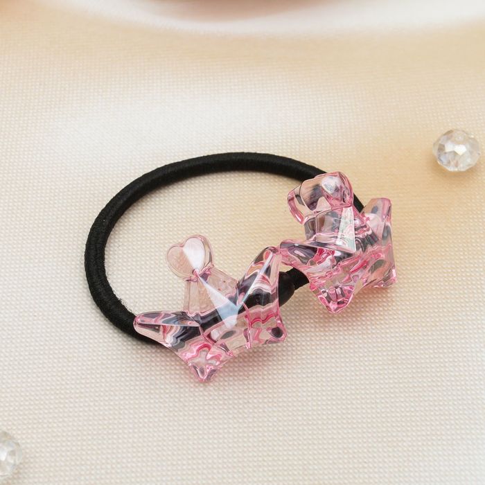 Резинка для волос "Хрустальная" короны, микс