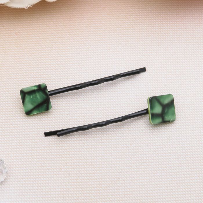 Невидимка для волос "Магнит" (набор 20 шт) 4,5 см, ромб