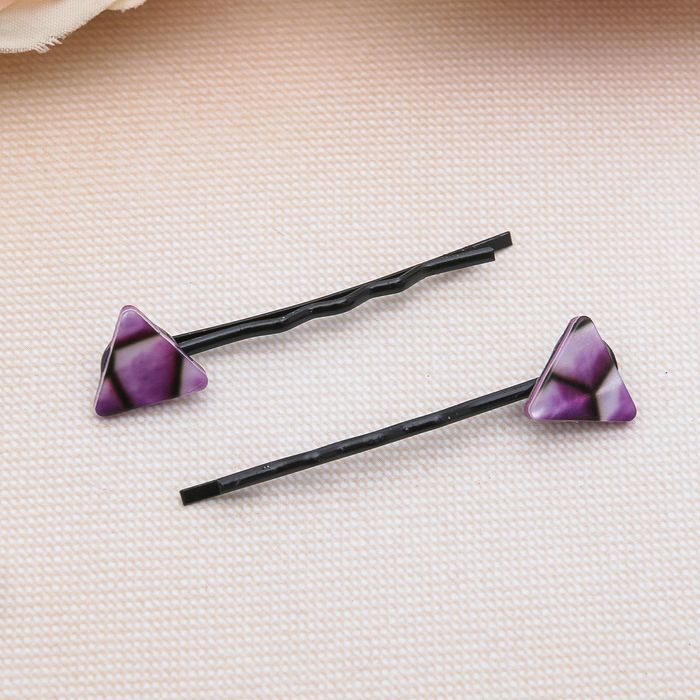 Невидимка для волос "Магнит" (набор 20 шт) 4,5 см, треугольник