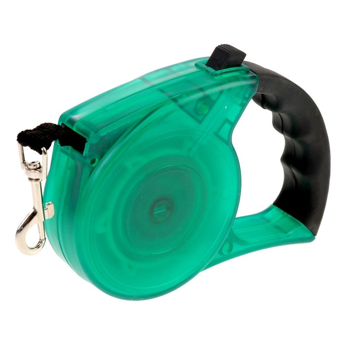 Рулетка полупрозрачная с резиновой ручкой, лента 3м, до 8 кг, пластик, микс цветов