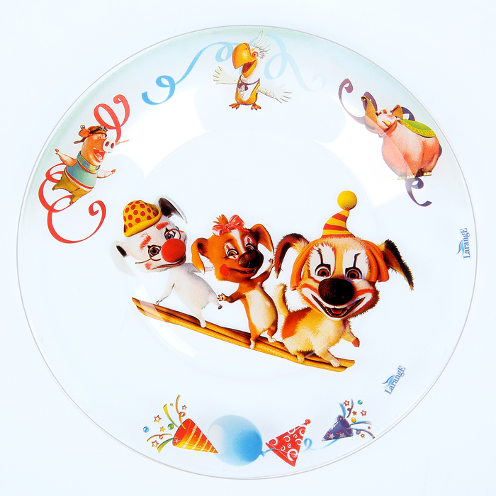 Тарелка 19 см "Озорная семейка. В цирке"