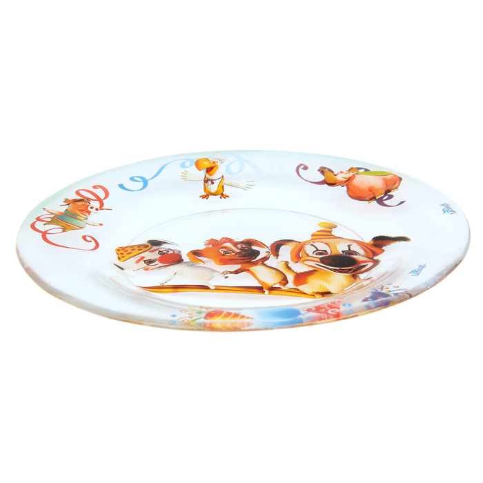 Тарелка 19 см "Озорная семейка. В цирке"