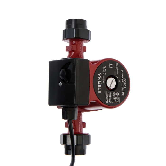 Насос циркуляционный ETERNA RА 25-40, напор 4 м, 50 л/мин, кабель 1.5 м, 25/35/45 Вт