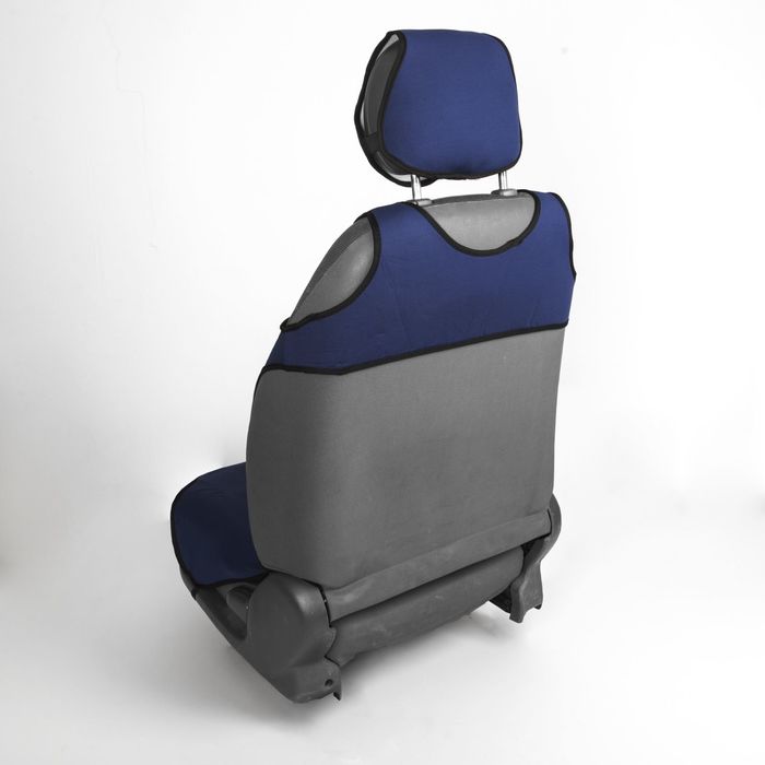 Накидка на передние сидения TORSO, синий, набор 2 шт.