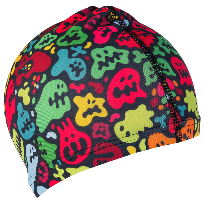 Шапочка для плавания, детская "Привидения" OL-011, текстиль