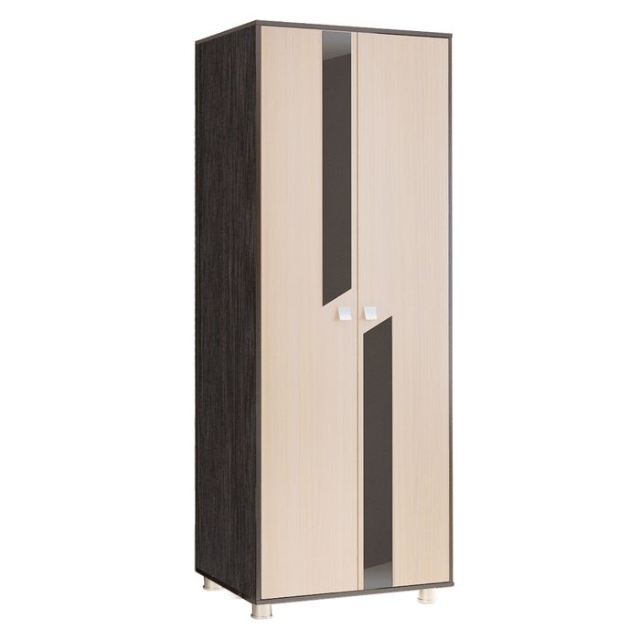 Шкаф "Соната-6", 800х520х2065 мм, венге, дуб млечный